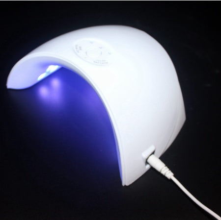 Led UV-lampa 12st LED Nageltork för ALLA Nagellack Manikyr Med Timerknapp Sensor Nail Art Tools