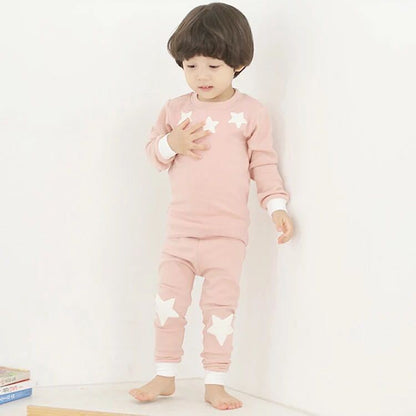 Girls' cotton underwear and pajamas set