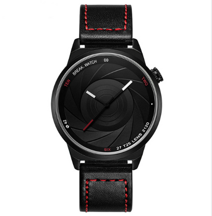 BREAK Photographer Series Unique Camera Style Stainless Strap Men Women Casual Fashion Sport Quartz Modern Gift Wrist Watches