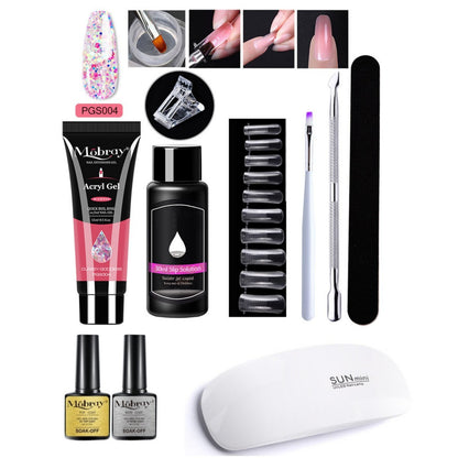 7-delad Nail Art Crystal Extender Set