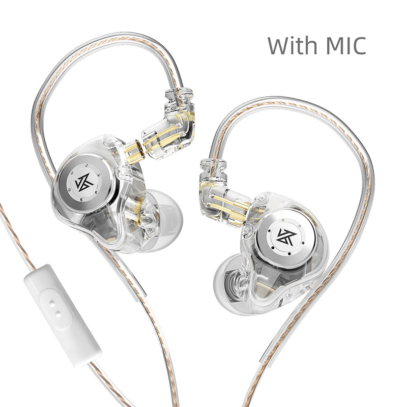Nya KZ EDX Pro Hörlurar Bas Hörlurar In-Ear Monitor Hörlurar Sport Brusreducerande HIFI Headset