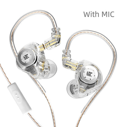 Nya KZ EDX Pro Hörlurar Bas Hörlurar In-Ear Monitor Hörlurar Sport Brusreducerande HIFI Headset