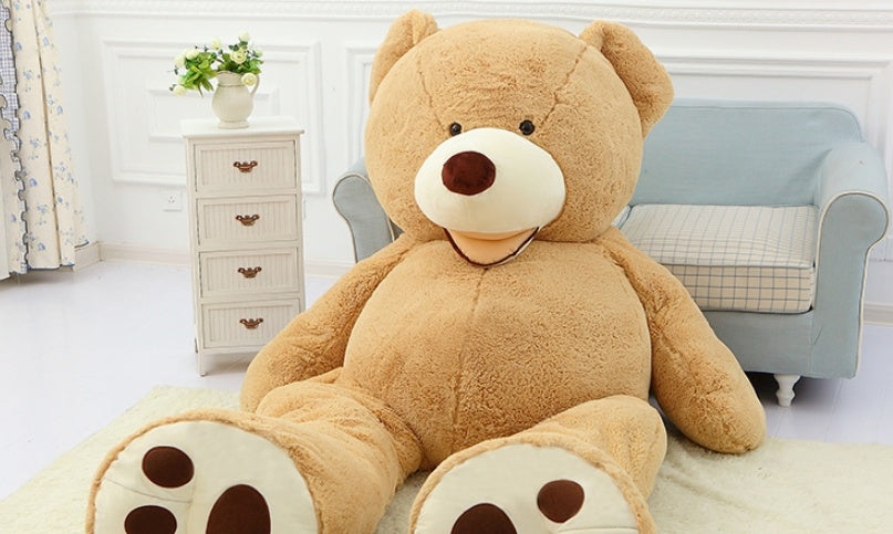 Processing export plush toy bear Teddy bear American big bear leather shell factory direct one generation