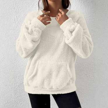 Women's Casual Fashion Solid Color Long-sleeved Sweater