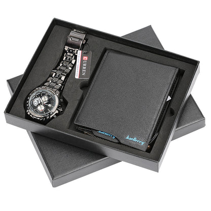 Watch Men's Wallet Fashion Birthday Gift Men's Quartz Watch Wallet