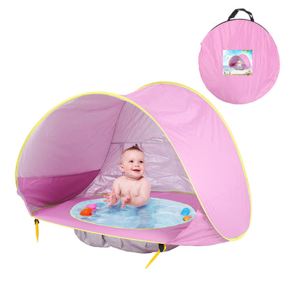 Tente de plage pour bébé, Camping en plein air pour enfants, facile à plier, imperméable, auvent solaire, protection UV