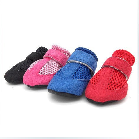 Fast Selling High End Dog Suede Cloth Shoes Antiskid Sole, Spring And Summer Pet Shoes