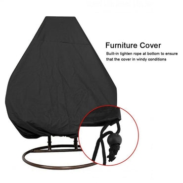 Outdoor furniture rocking chair dust cover