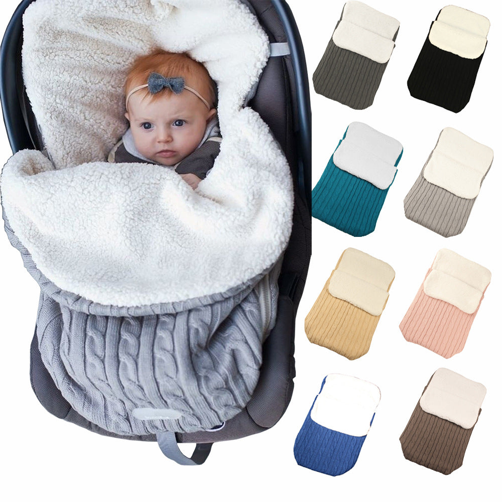 Sac de couchage pour poussette de bébé, corps d'hiver, garde au chaud