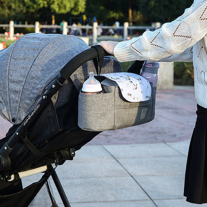 Organisateur de poussette pour bébé, porte-gobelet, sac de poussette, sac de voiture pour bébé, sac de chariot de grande capacité, accessoires de voyage pour bébé