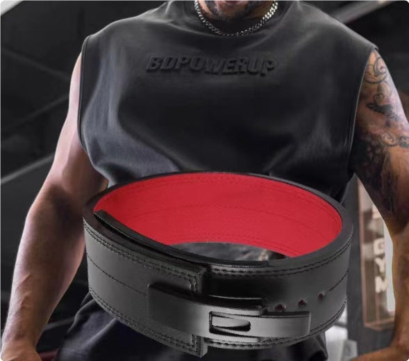 Squat Deadlift Powerlifting Waist Support Lever Fitness Belt - Athletic Confidence