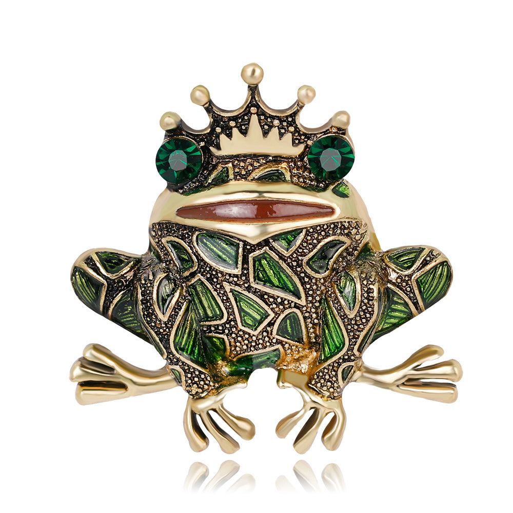 Broche Diamant Prince Grenouille