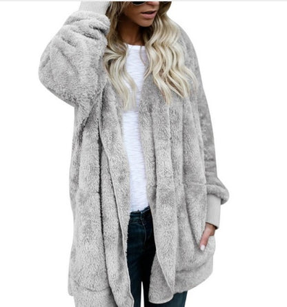 Women's Plush Warm Cotton Coat