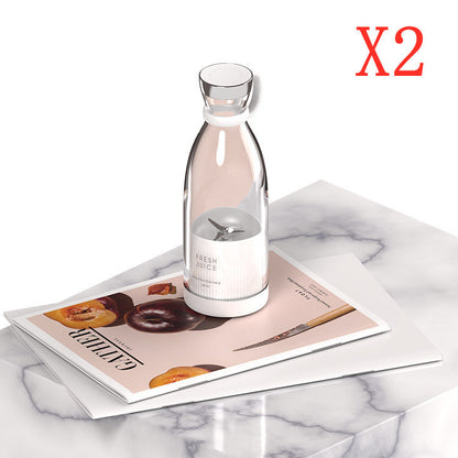 350ML Electric Juicer Blender Mixer | USB Rechargeable | 4 Stainless Steel 3D Blades - KitchenMasters