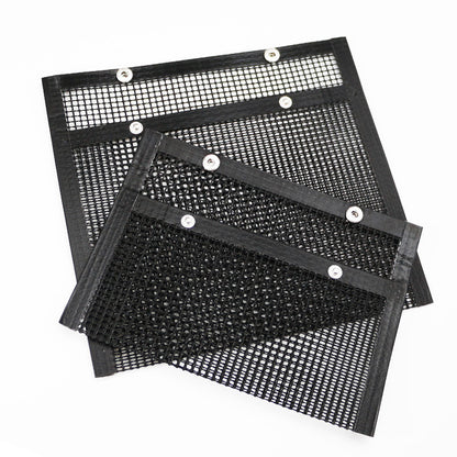 BBQ Grill Mesh Bag - Non-stick Grid Mat for Grilling Veggies
