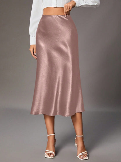 High-Grade Small Artificial Silk European And American Skirt