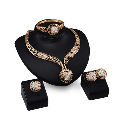 Luxury Jewelry Set: Necklace, Earrings, Ring - Perfect for Special Occasions