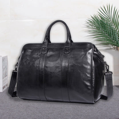 Holiday Fashion: Genuine Leather Travel Luggage Bag