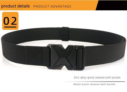 Fashion Commuter Casual Men's Belt Woven Elastic Minimalist Alloy Buckle - Modern Mobility