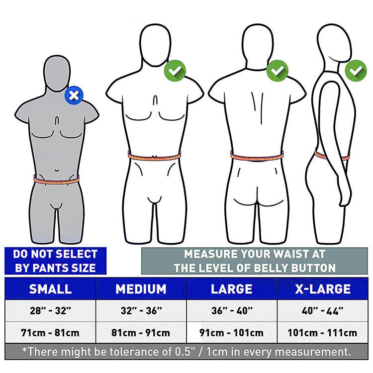 Men's Deep Squat Workout Sports Protection Belt - Athletic Confidence
