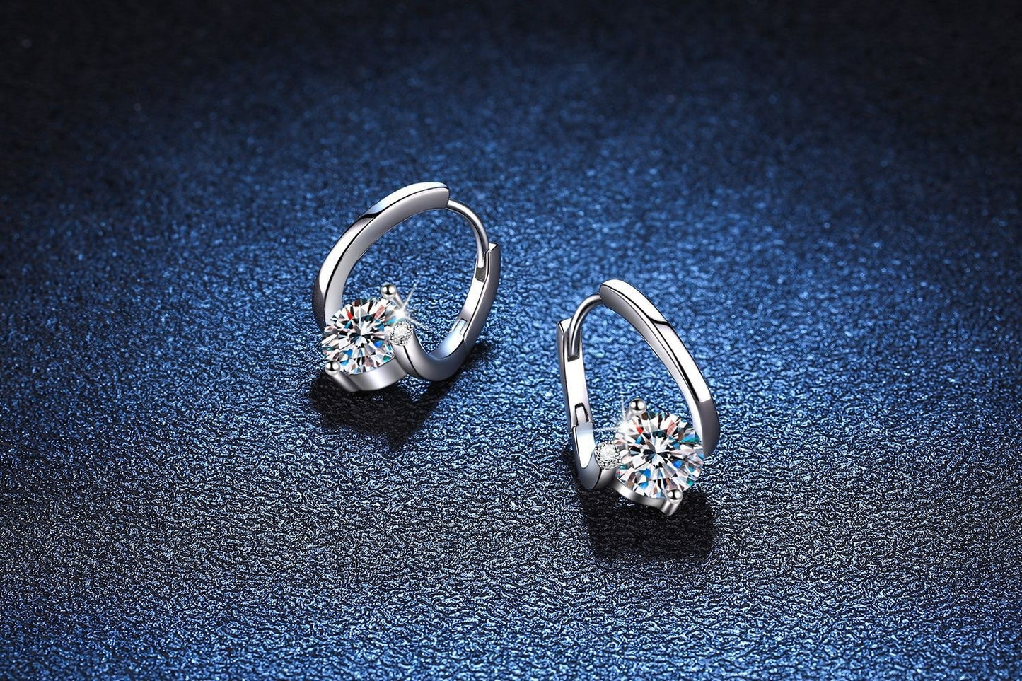 S925 Silver Moissanite Affordable Luxury Earrings