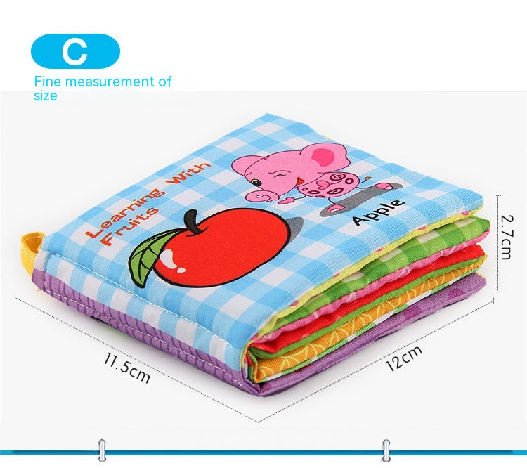 Baby Cloth Book Teaching Aids Development Early Childhood Education Toys