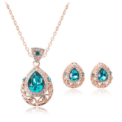 Hollow Pattern Jewelry Set - Elegant and Stylish