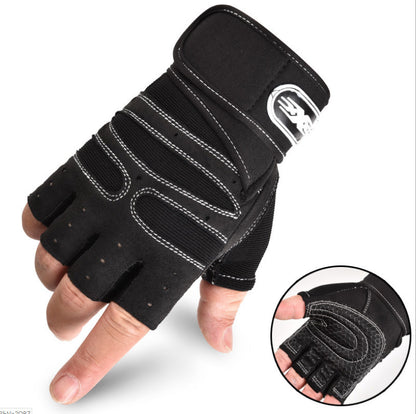 Cycling Gloves Half Finger Breathable Elastic Outdoor Bike Bicycle Riding Fitness Glove Accessories