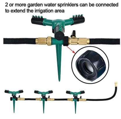 360 Automatic Rotating Sprinkler Irrigation Garden Lawn Courtyard Household Garden Water Adjustable Sprinkler Irrigate Tools