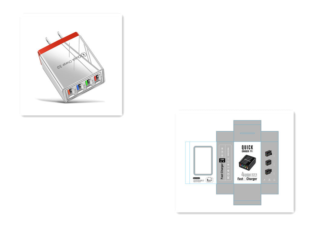 5V 3A Snabbladdning USB Charge Quick Charge 3.0