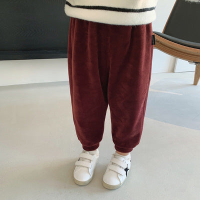 Boy plus velvet pants