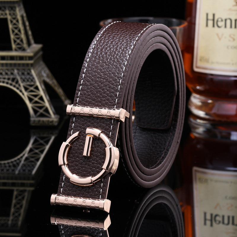 Ladies luxury belts cummerbunds for women G buckle Belt Genuine Leather belt Fashion genuine leather men belts buckle