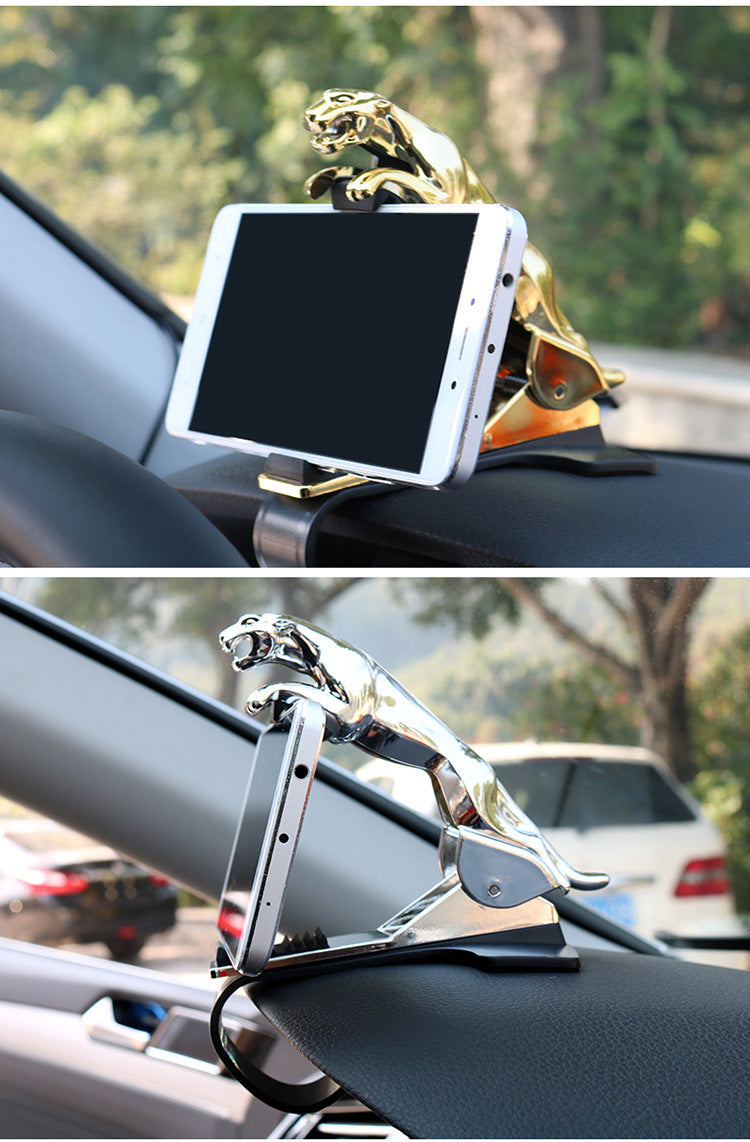 Car-Accessories Phone-Holder Gps-Stand Cellphone Adjustable Jaguar-Design 360-Degree