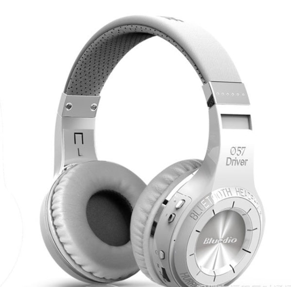 Bluedio Hörlurar Vita Silver
