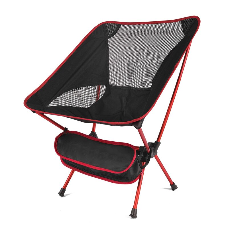 Chaise pliante ultralégère de voyage, chaise de Camping en plein air à charge élevée, Portable, plage, randonnée, pique-nique, siège d'outils de pêche