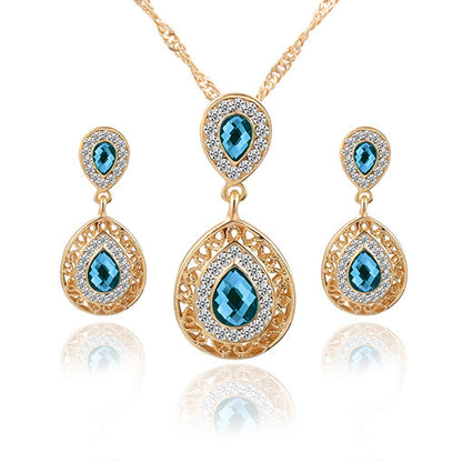 Earrings and Necklace Set Combination - Elegant Jewelry Collection