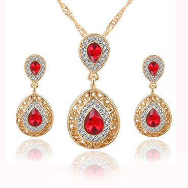 Earrings and Necklace Set Combination - Elegant Jewelry Collection