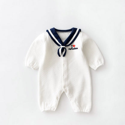 Navy Style Baby Onesies - Newborn Clothes