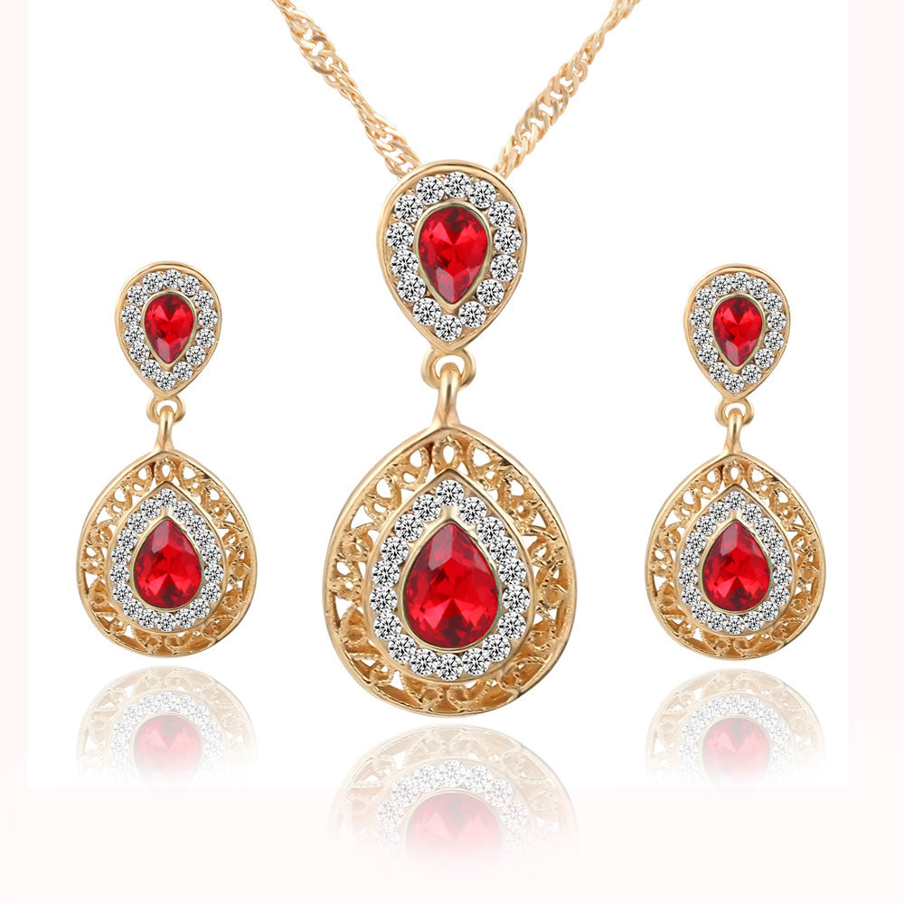 Earrings and Necklace Set Combination - Elegant Jewelry Collection