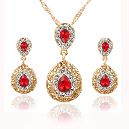 Earrings and Necklace Set Combination - Elegant Jewelry Collection