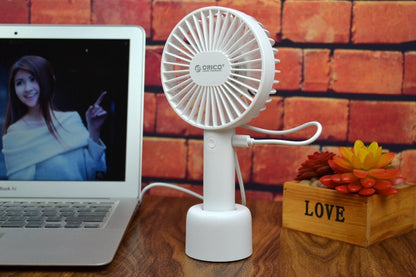 Handheld usb small fan rechargeable portable portable silent office desktop wind