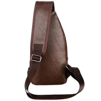 Sac de messager de sac de poitrine de chargement portable USB