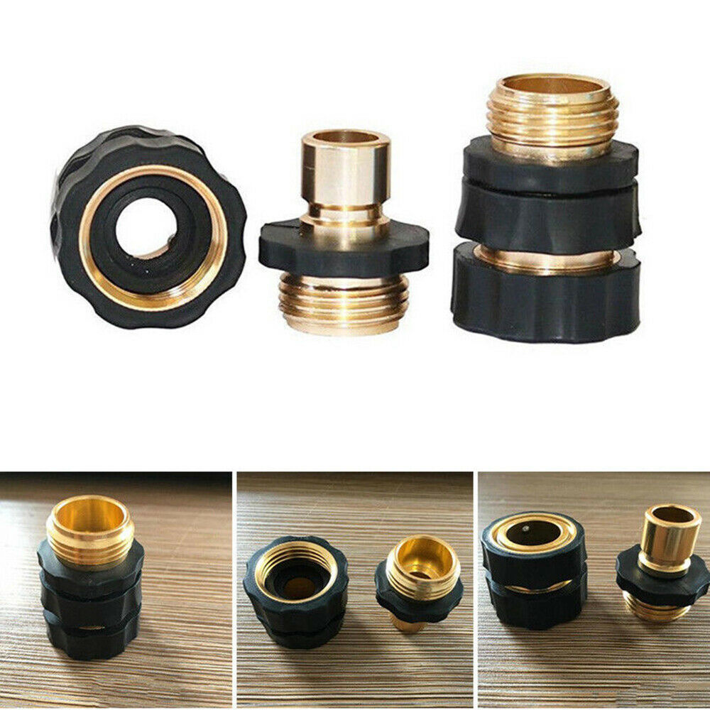 Garden hose quick connection kit