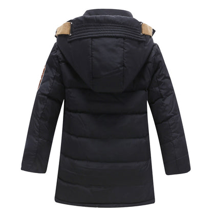 -30 degrés vestes d'hiver pour enfants en duvet de canard rembourré vêtements pour enfants grands garçons chaud hiver vers le bas manteau épaississement vêtements d'extérieur