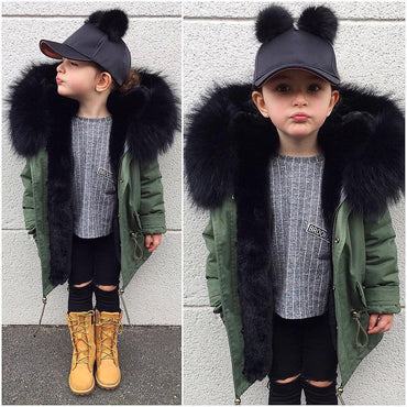 Children's faux fur coat