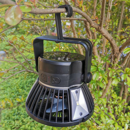 Utomhus Solar Camping Light med Vind