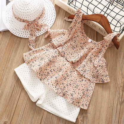 Chiffon Sling Two-piece Suit - Cool Girl Styling