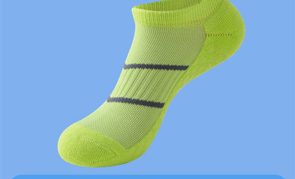 Men's Towel Bottom Sports Solid Color Socks