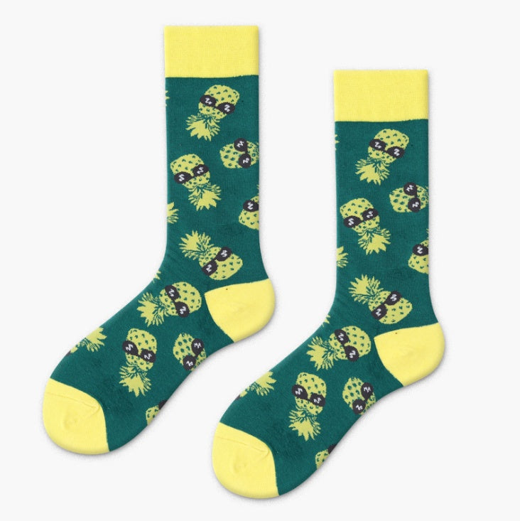 Chaussettes Cactus pour hommes, chaussettes créatives en coton pour Couple, chaussettes en coton