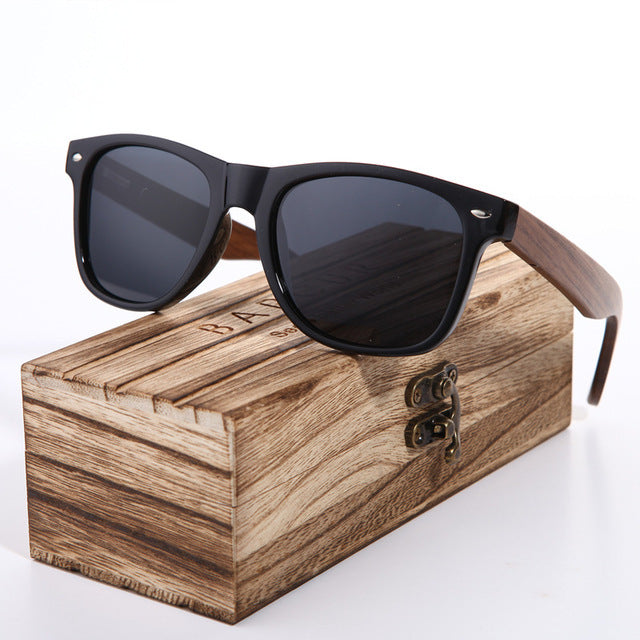 Stylish Wood Sunglasses